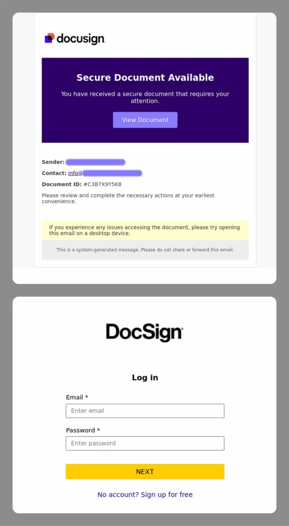 phishers targeting docusign accounts (source securelist)