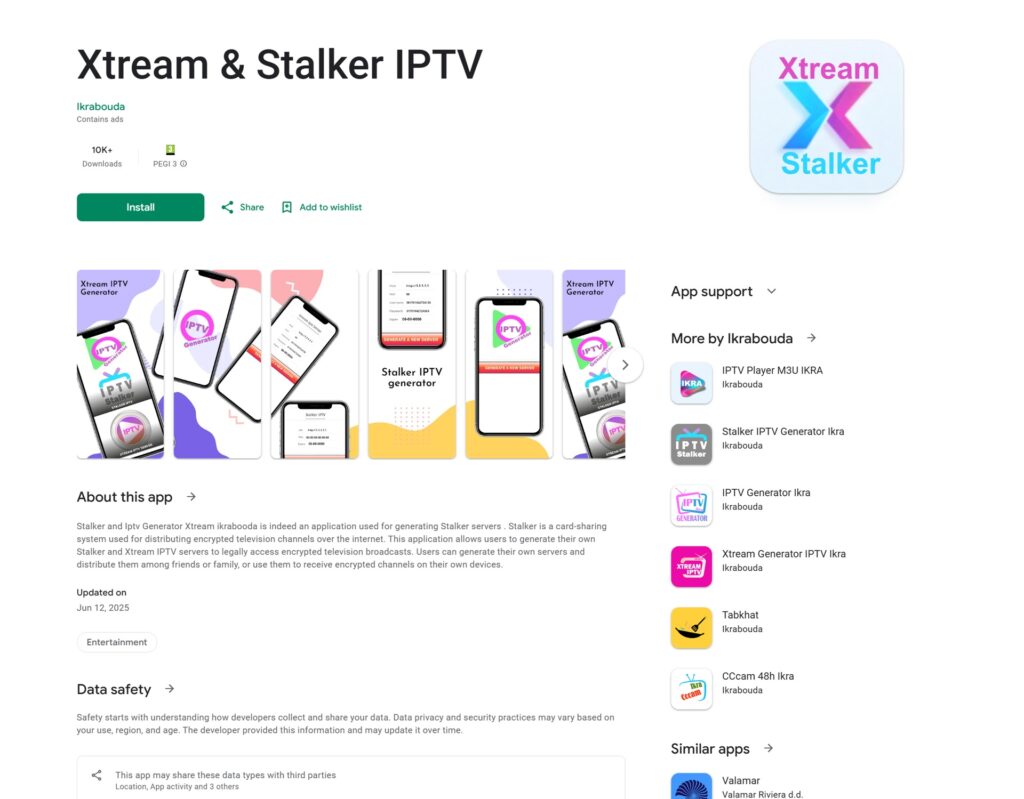 Stalker Portal and Xtream portal (Source - Silent Push)