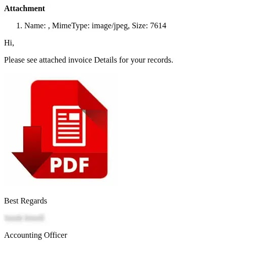 'Invoice Details' phishing example (Source - Cloudflare)