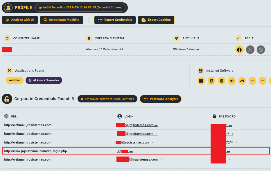 Definitive proof of the loop
