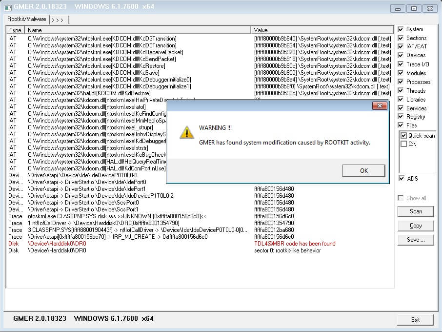 Drivers and Disable Security
